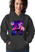 Hanorac dama XOXO Dance Neon Party Colorful Teens Movie