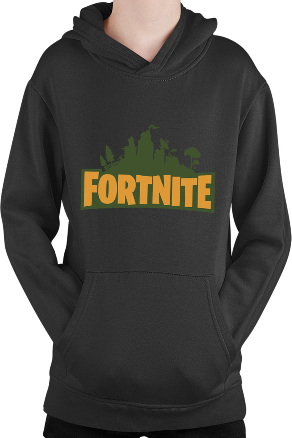 Hanorac copii Fortnite Logo Battle Royale Weapons Characters Loot