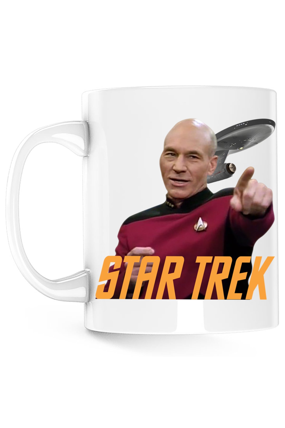 Cana Star Trek Jean-Luc Picard Voyager Starship, alba, 330 ml