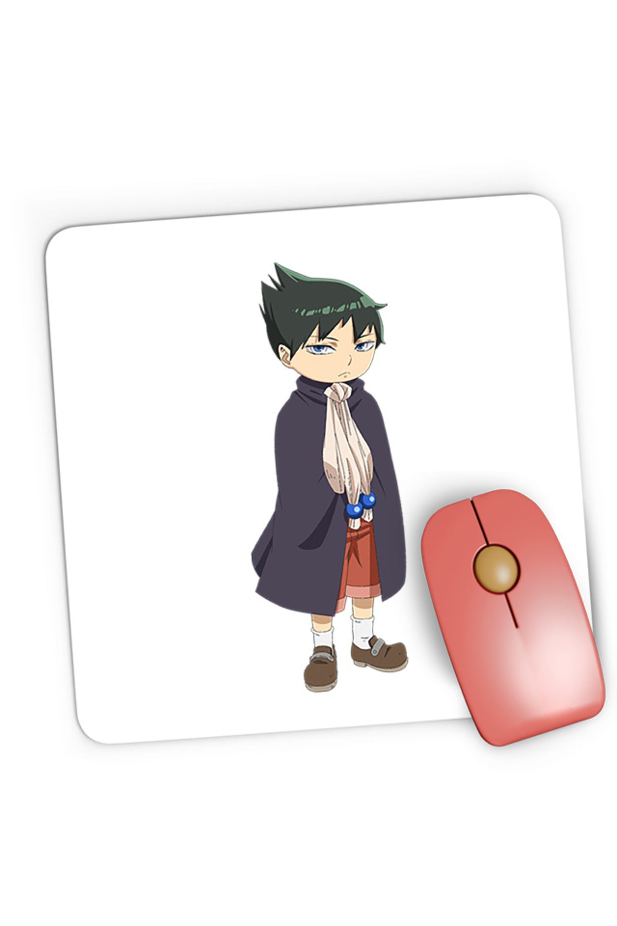 Mousepad Gaming Muhyo Roji Tarou Magician Tricks Exorcist Ghoul Anime Weeb, 21x19 cm