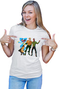 Tricou dama Aquaman Huggy Wuggy Puss in the Boots Shrek Star Trek Crew