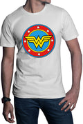 Tricou barbati Wonder Woman Logo Symbol Stars Flag Round Marvel DC