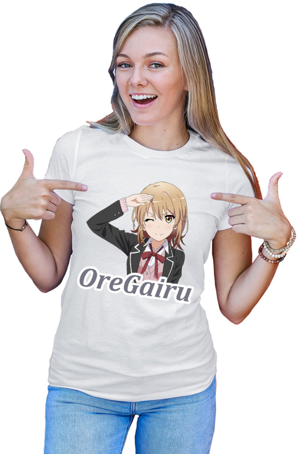 Tricou dama OreGairu School Watari Wataru Mangaka Art
