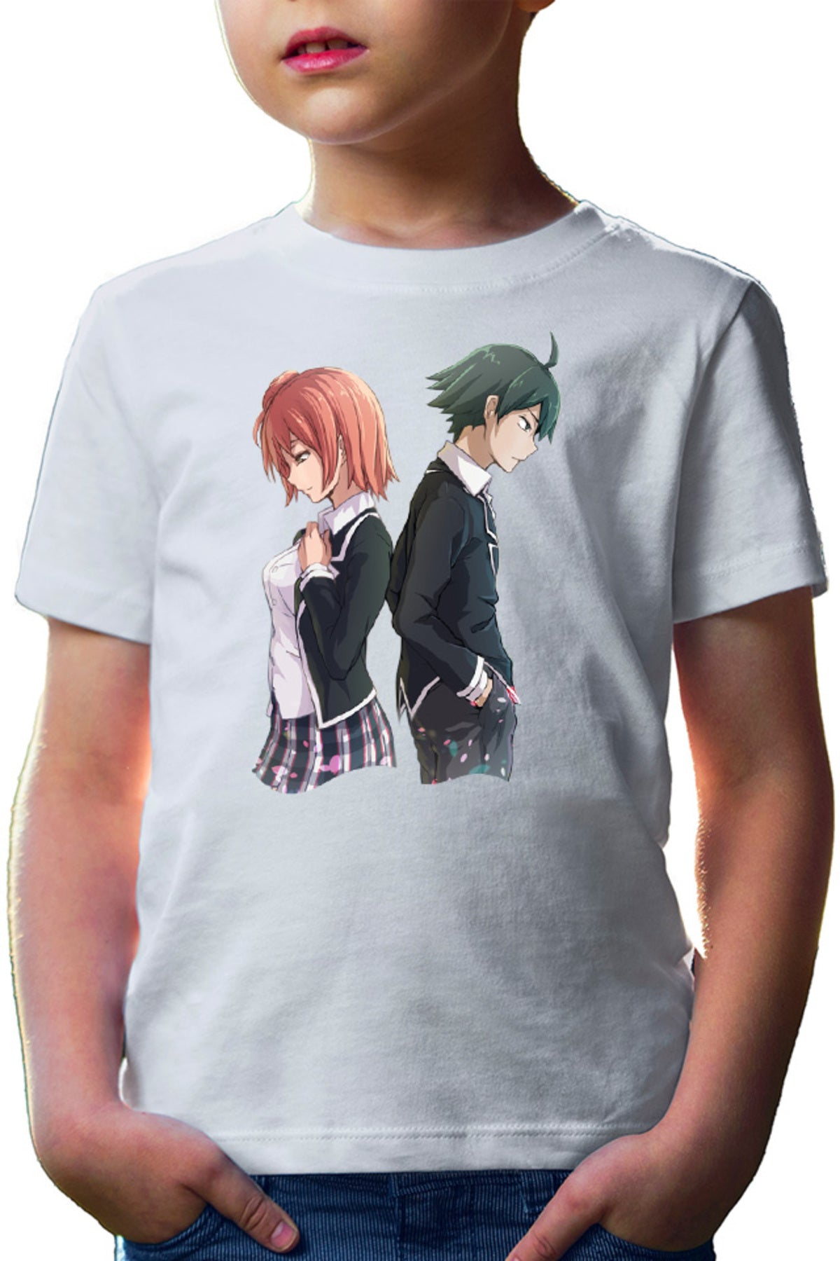 Tricou copii OreGairu Hikigaya Yuigahama Yui Schoolmates Friends