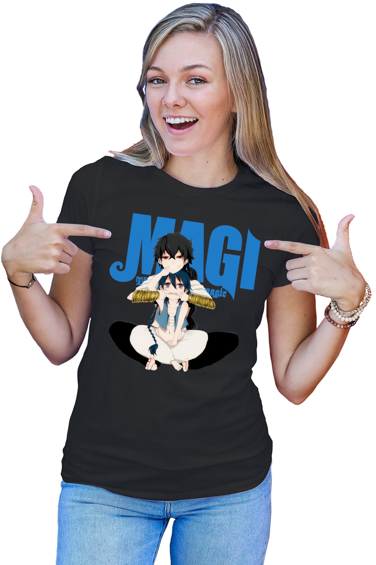 Tricou dama Magi The Labyrinth of Magic Desene Anime Manga