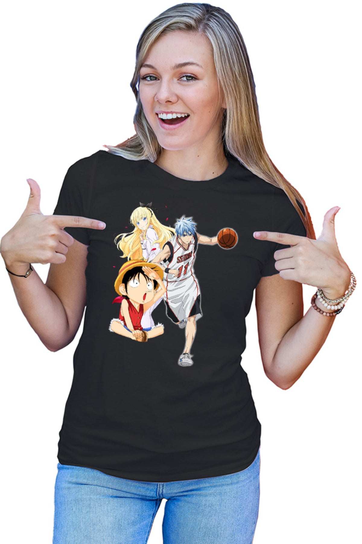 Tricou dama Boarding School Juliet Kuroko no Basket One Piece