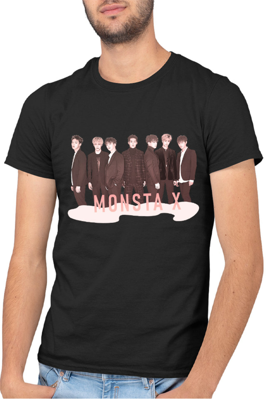 Tricou barbati Monsta X Group Korean Artist MTV Dance Performance