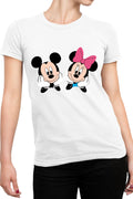 Tricou dama Mickey Mouse Minnie Couple Love Cute