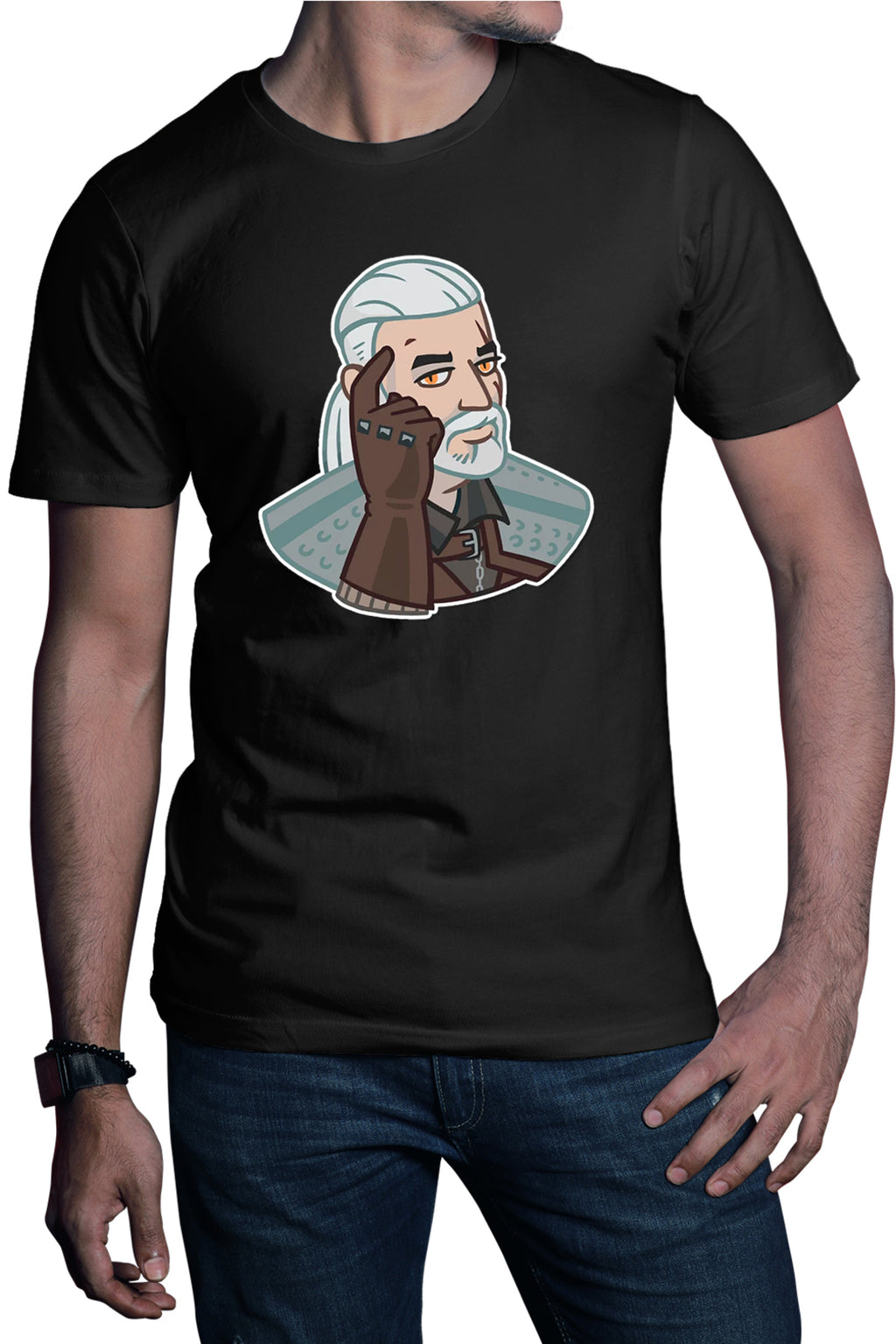 Tricou barbati The Witcher Geralt of Rivia Epic Games Fortnite