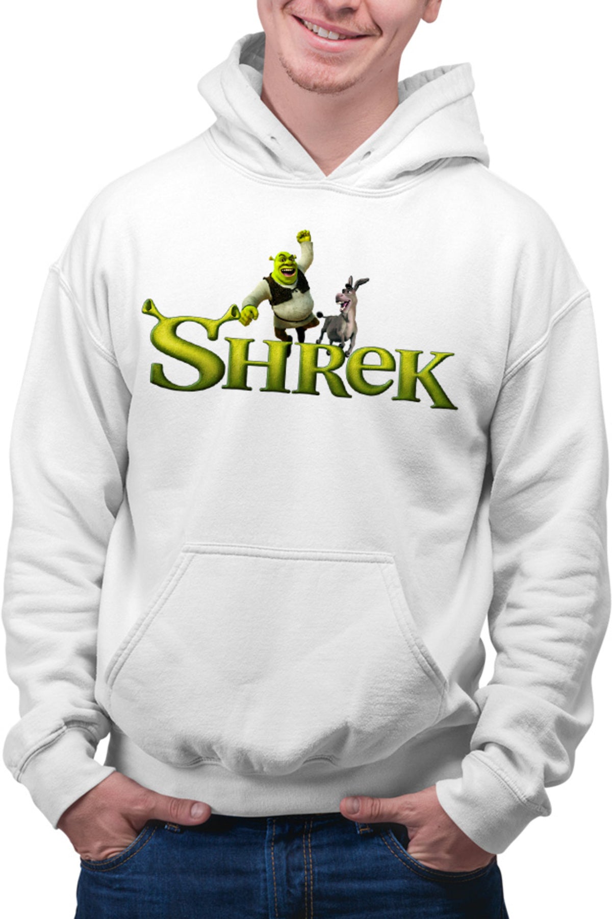Hanorac barbati Shrek Logo Donkey Funny Action Comedy