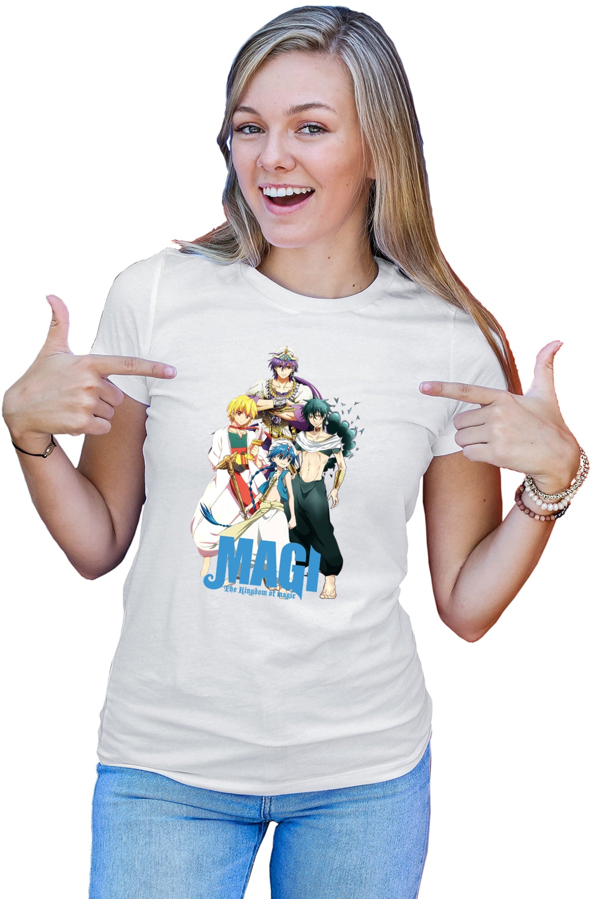 Tricou dama Magi The Labyrinth of Magic Fantasy Anime Manga