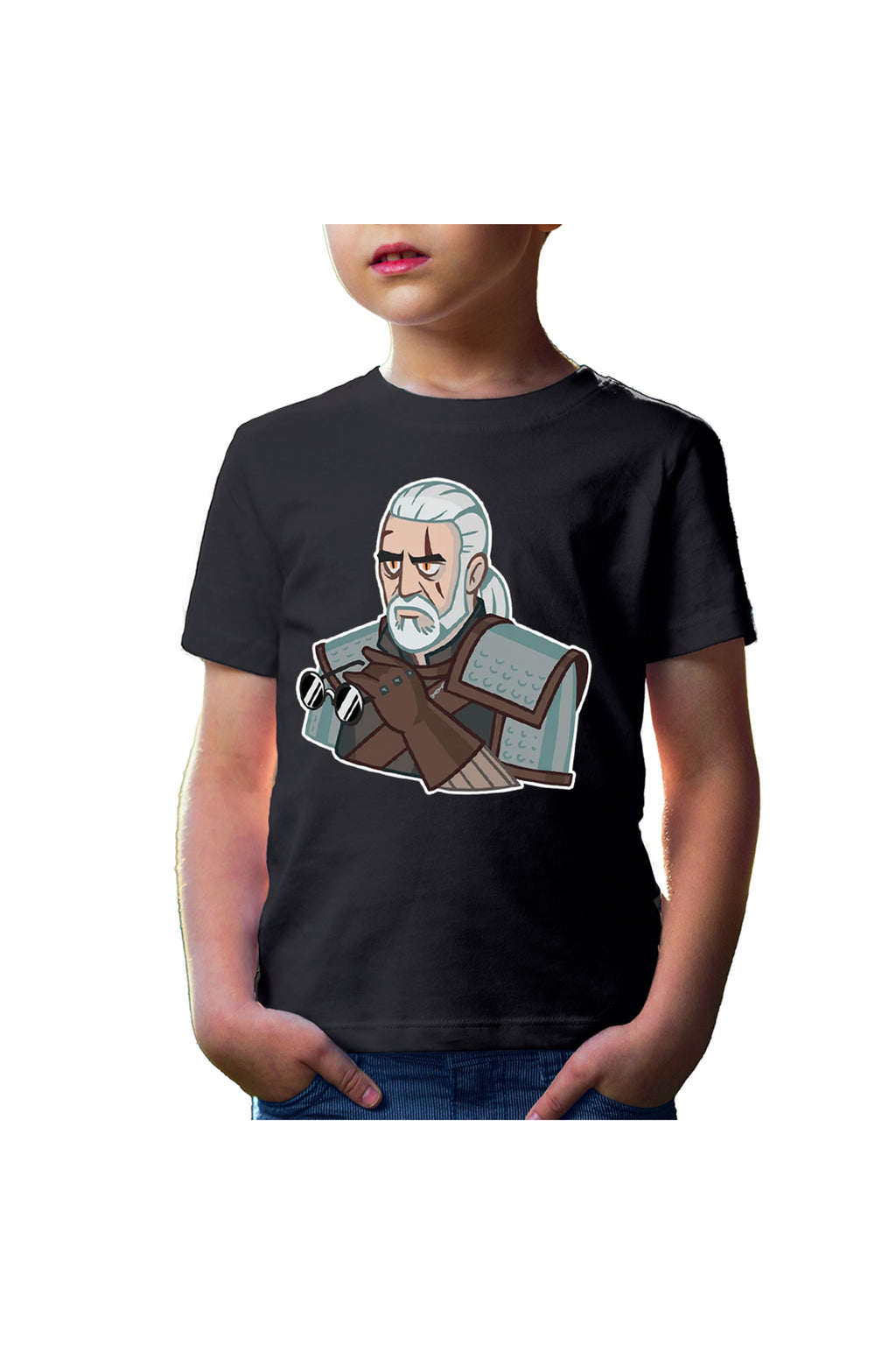 Tricou copii The Witcher Andrzej Sapkowski Wild Hunt Video Game