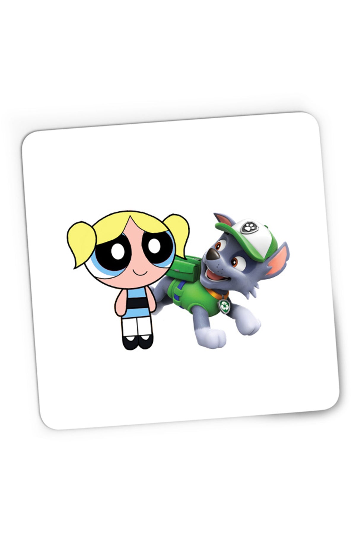 Mousepad Gaming The Powerpuff Girls Bubble Paw Patrol Happy, 21x19 cm