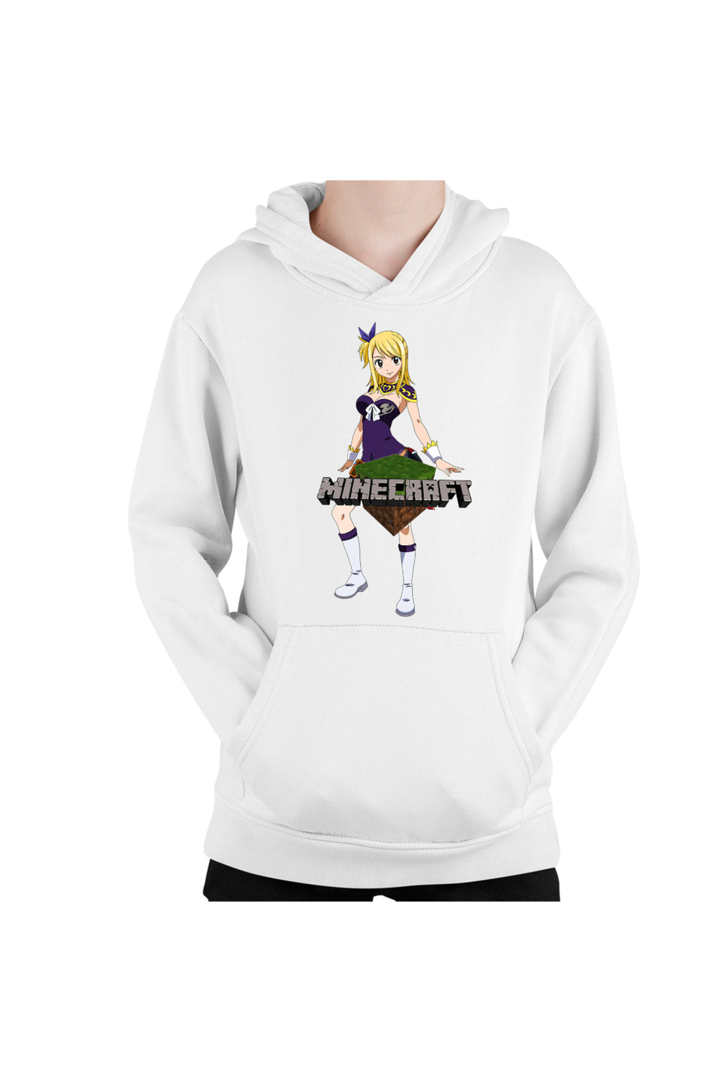 Hanorac copii Fairy Tail Lucy Minecraft Fan Anime Manga