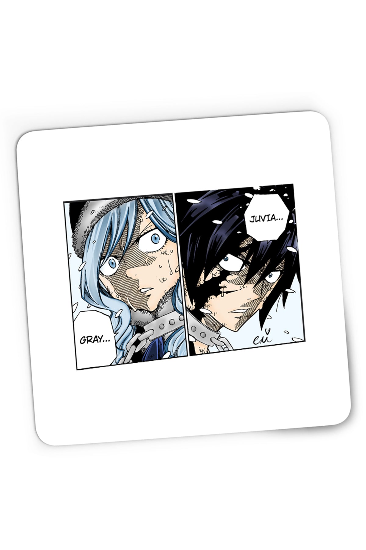 Mousepad Gaming Fairy Tail Otaku Manga Gray, 21x19 cm