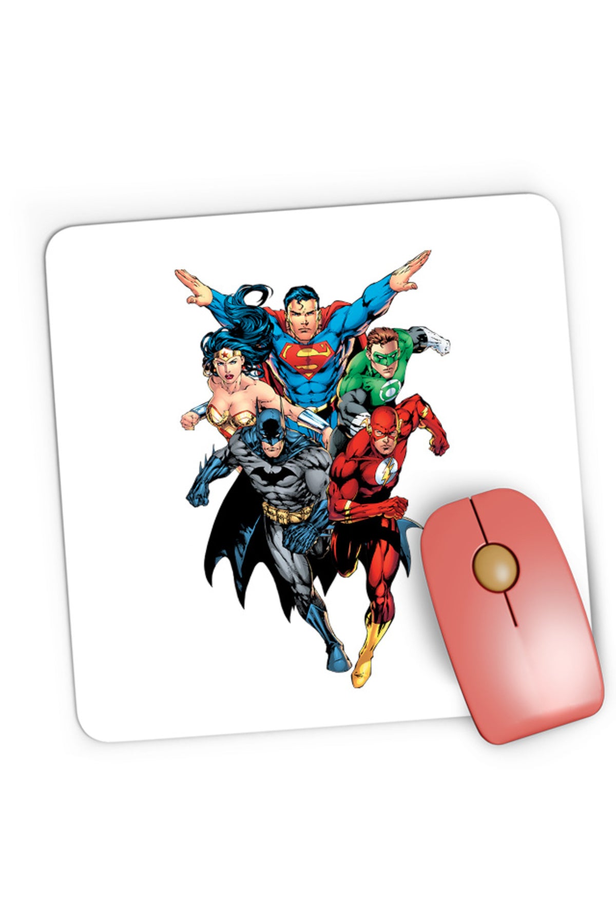 Mousepad Gaming Wonder Woman Avangers Justice League Batman Ironman Flash, 21x19 cm