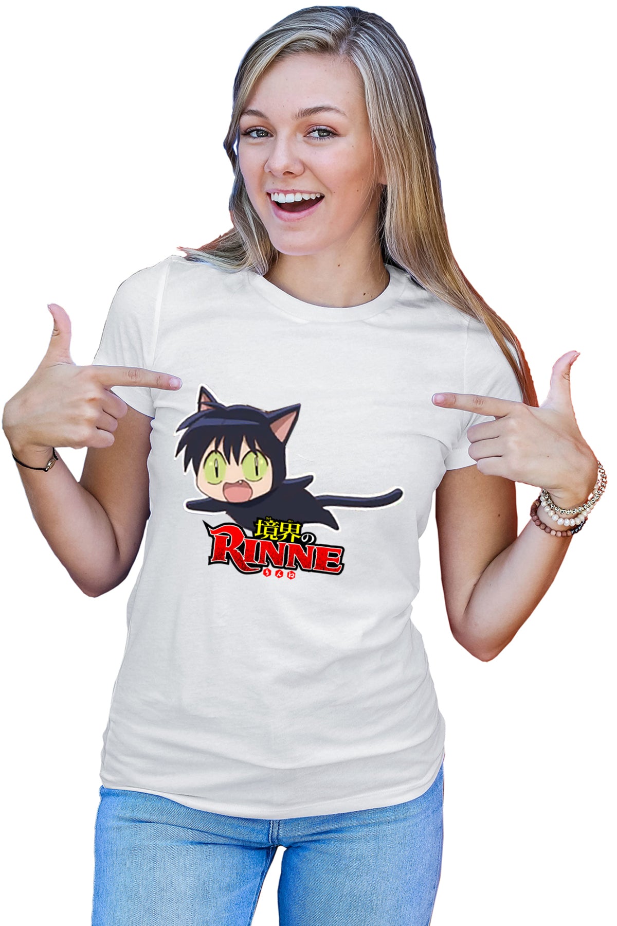 Tricou dama Rin-ne Rokumon Black Cat Rinne Boundary