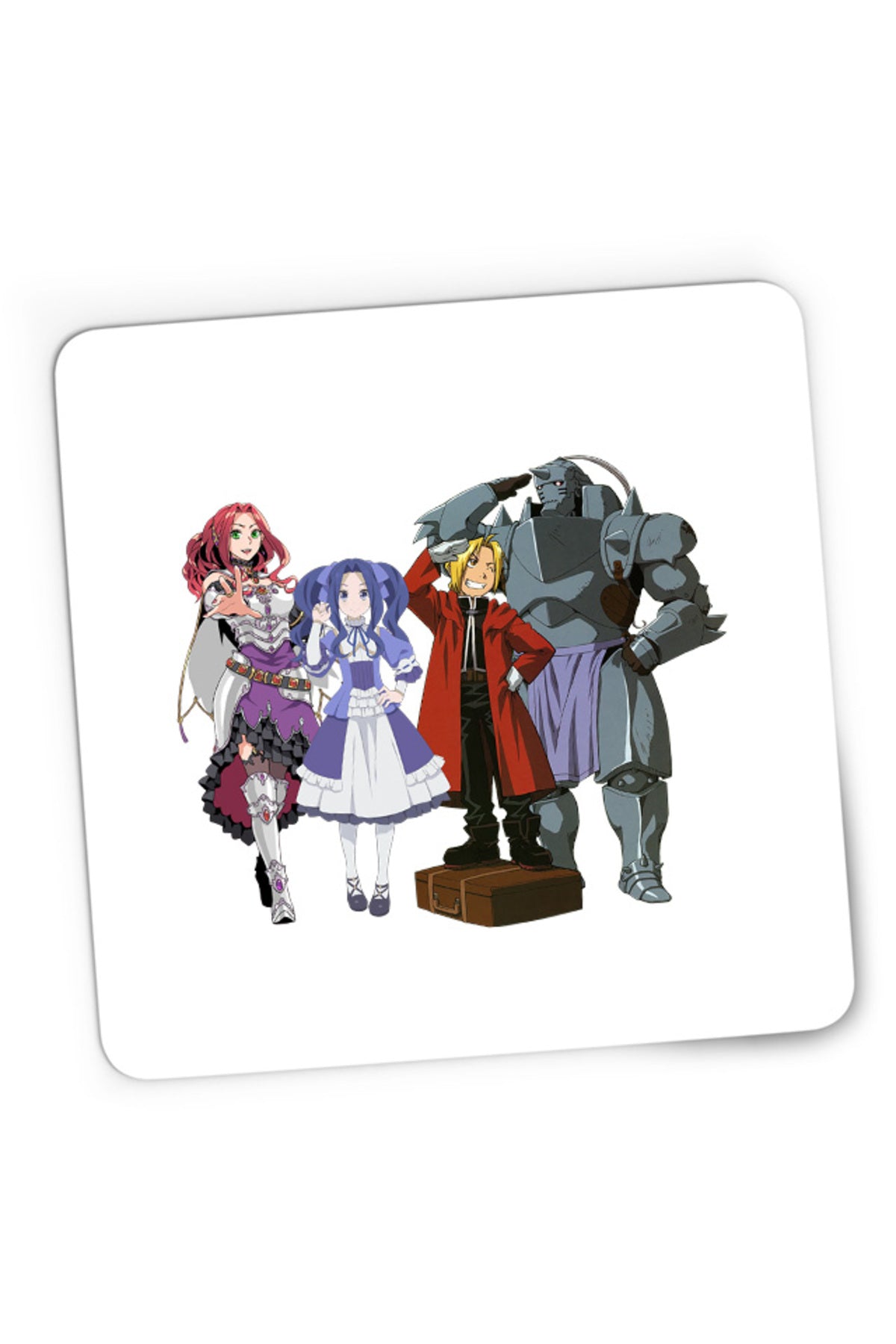 Mousepad Gaming Rising of the Shield Hero Malty Melty Sisters Elric Brothers Full Metal, 21x19 cm