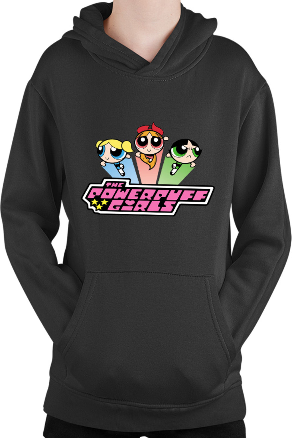 Hanorac copii The Powerpuff Girls Logo Trio Adventure Funny