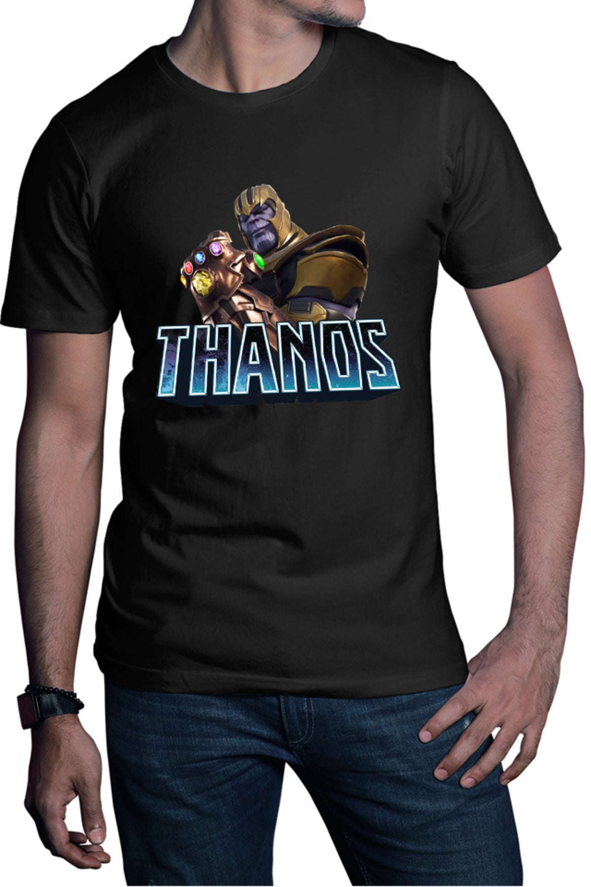 Tricou barbati Thanos Marvel Infinity Hulk Banner Destroyer