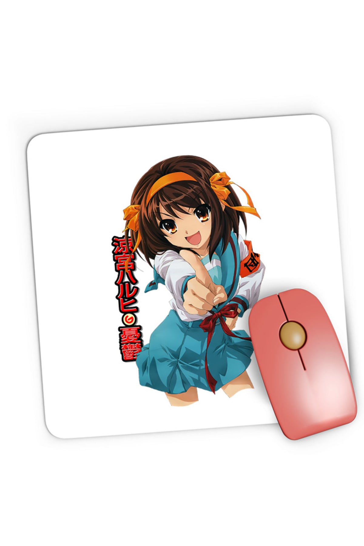 Mousepad Gaming Haruhi Suzumiya Energic Anime Supranatural , 21x19 cm