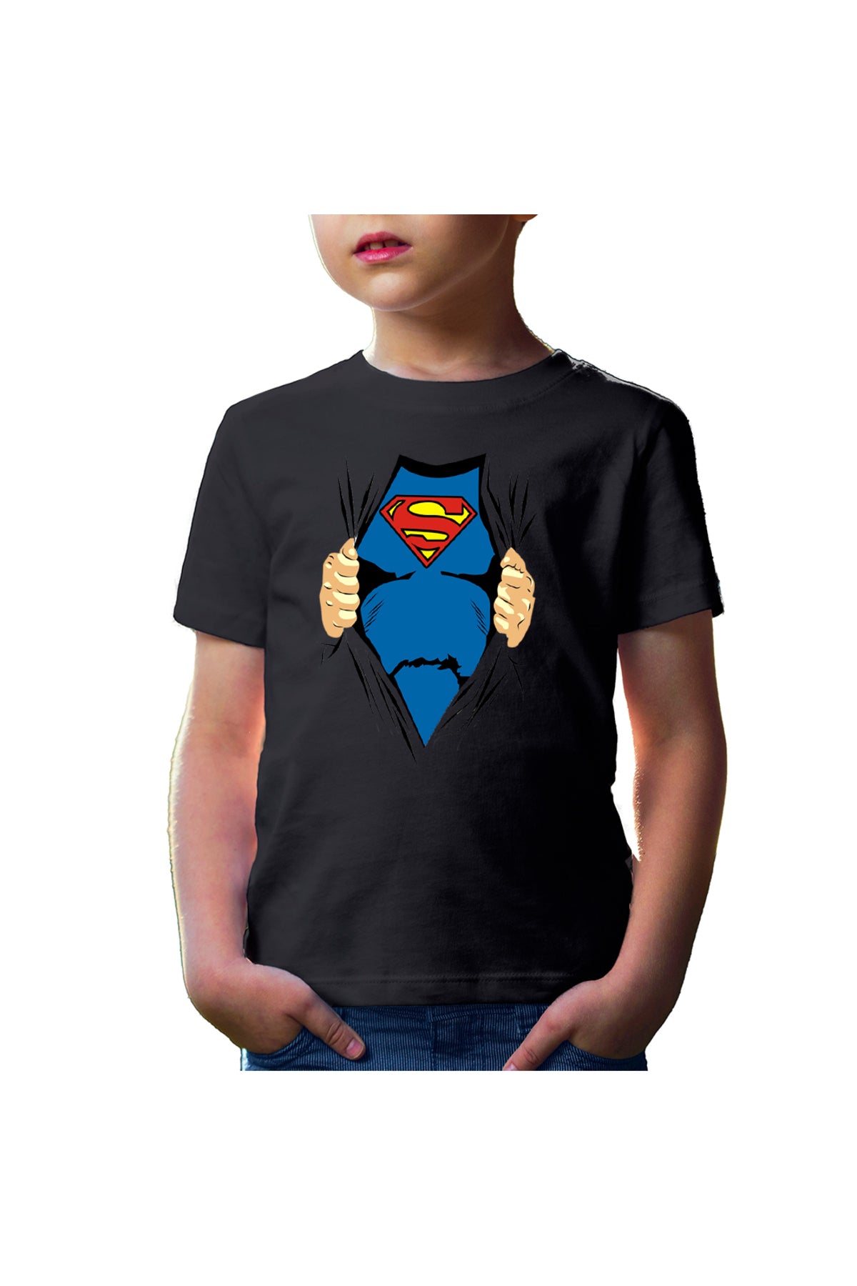 Tricou copii Superman Clark Kent Pop Hero Men of Steel
