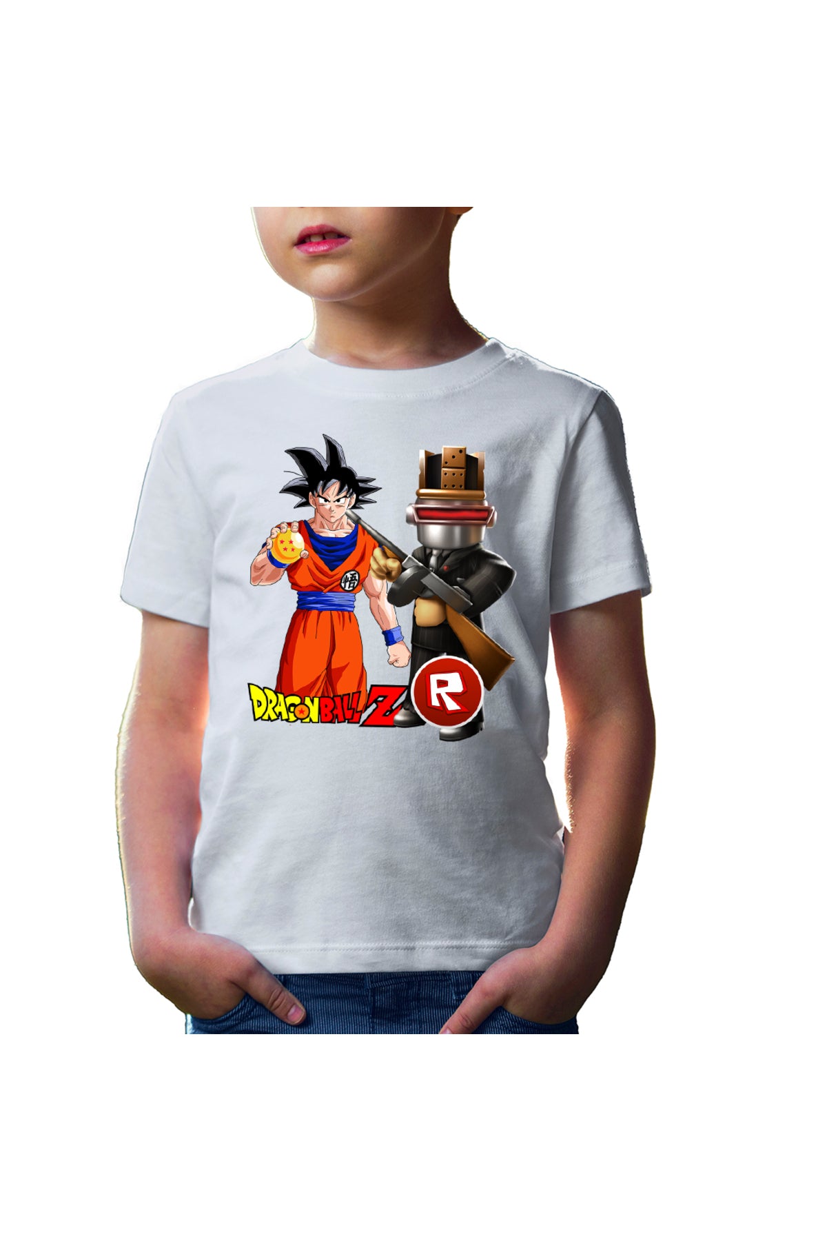 Tricou copii Roblox Android Dragon Ball Z Songoku