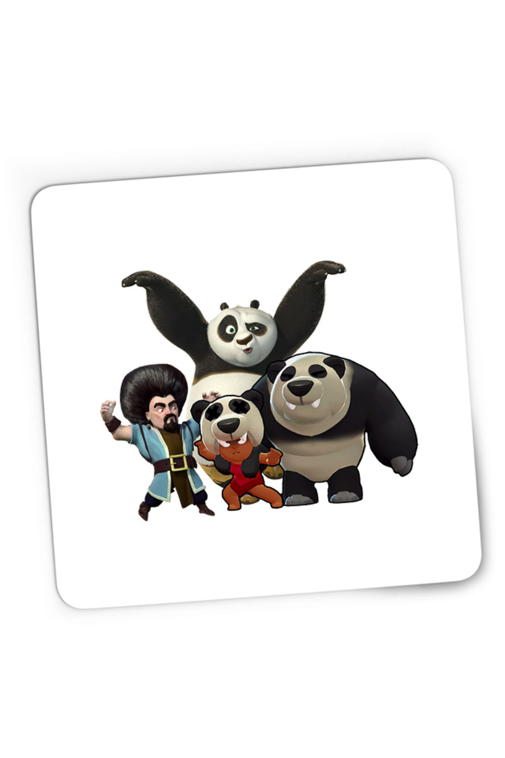 Mousepad Gaming Brawl Stars Panda Arena Kung Fu Clash Royale Supercell, 21x19 cm
