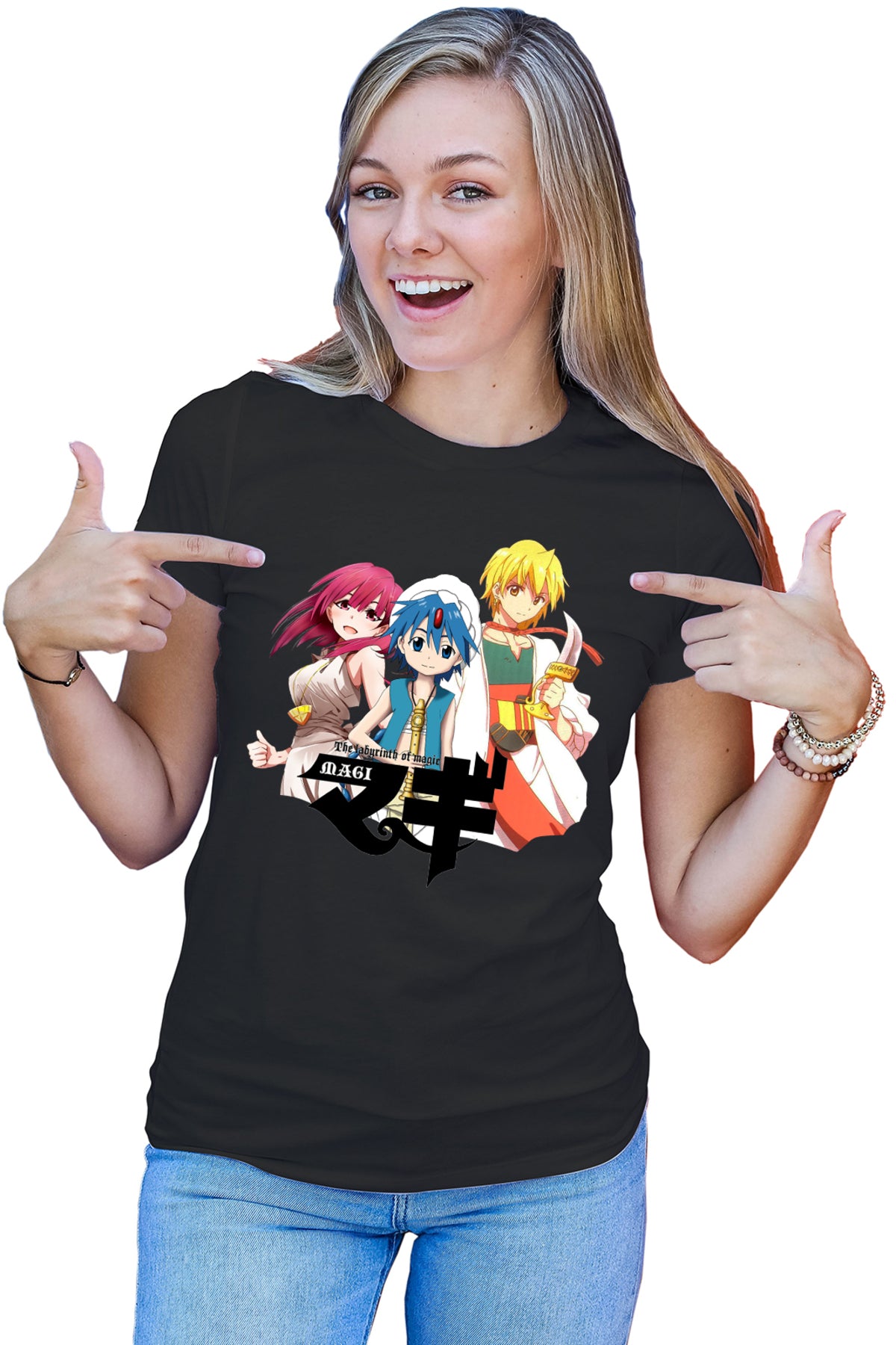 Tricou dama Magi The Labyrinth of Magic Aladin Alibaba Morgiana