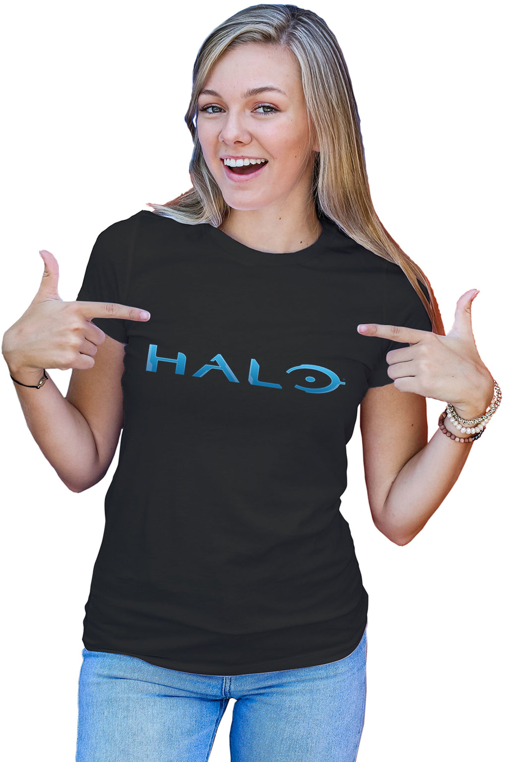 Tricou dama Halo The Master Chief Spartan Hero Logo