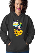 Hanorac dama Mickey Mouse Puppy Happy Birthday