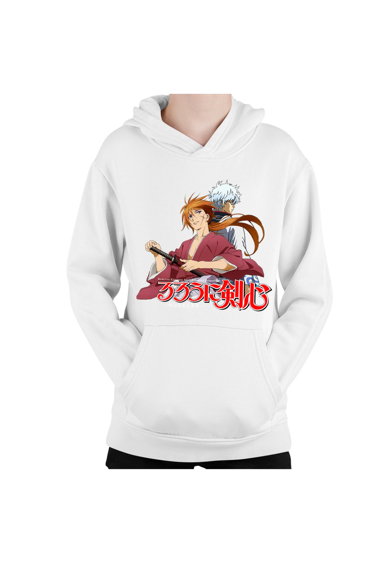 Hanorac copii Rurouni Kenshin Gintoki Kenshin Back