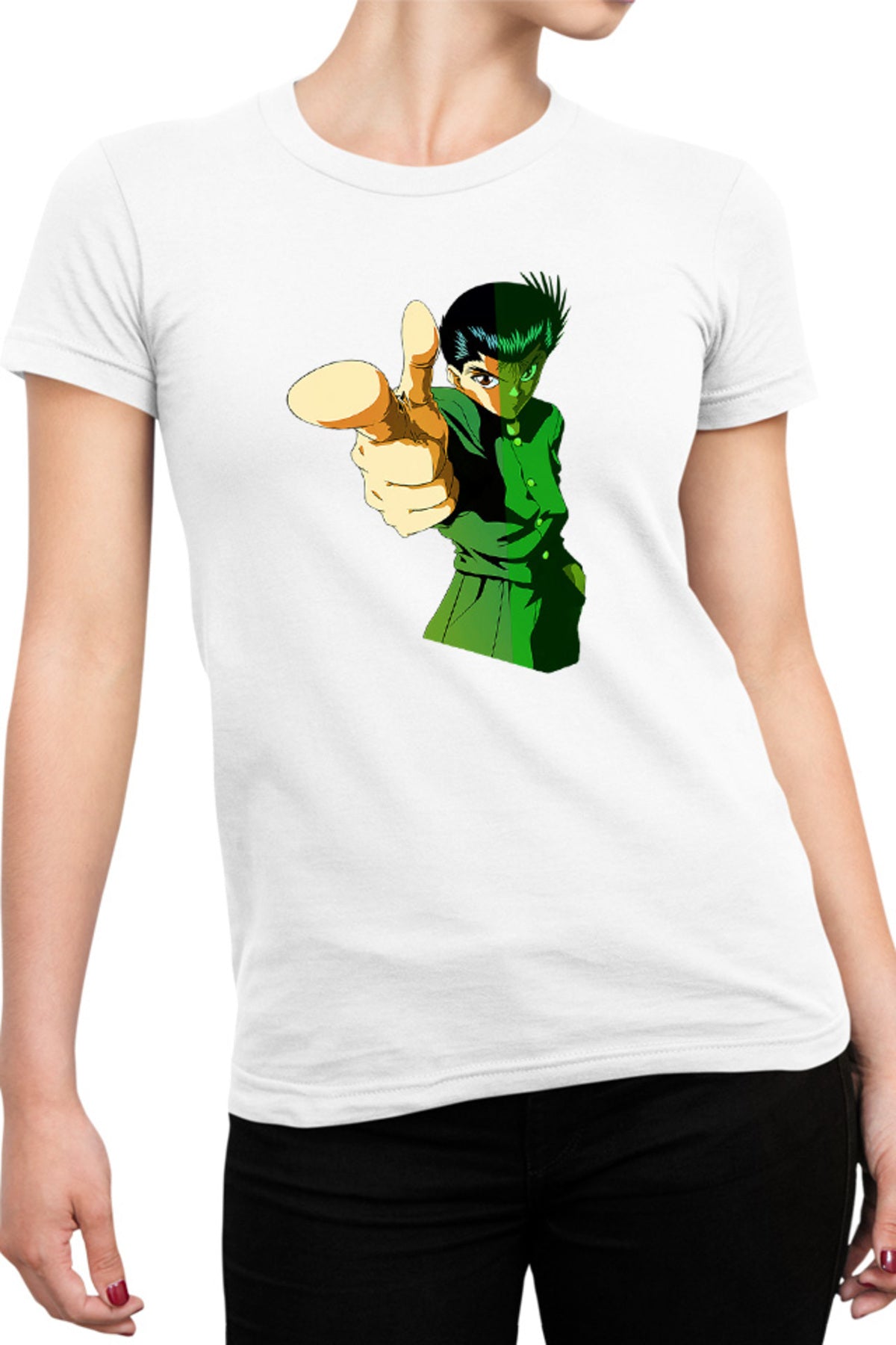 Tricou dama Yu Yu Hakusho Yusuke Doki Doki Magic Order Shinigami