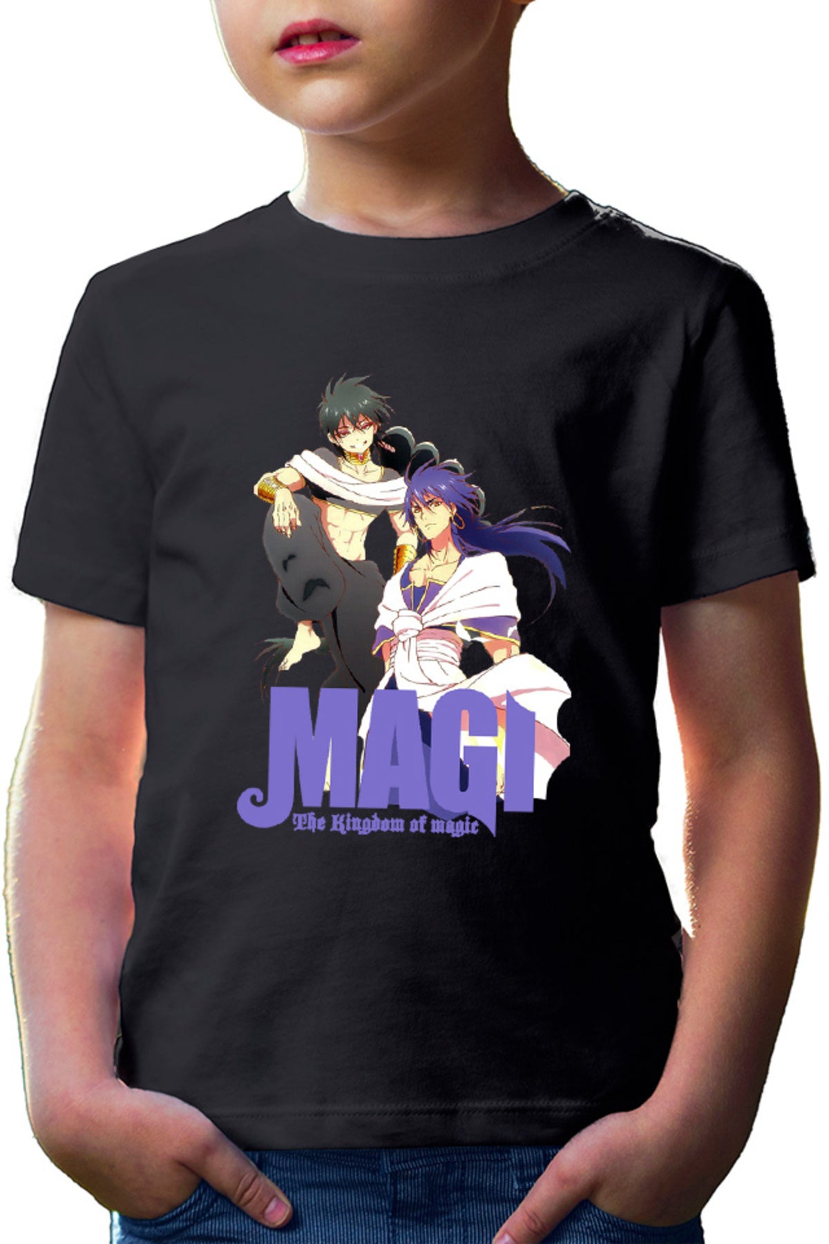Tricou copii Magi The Labyrinth of Magic Gang Judar Sinbad Anime Style