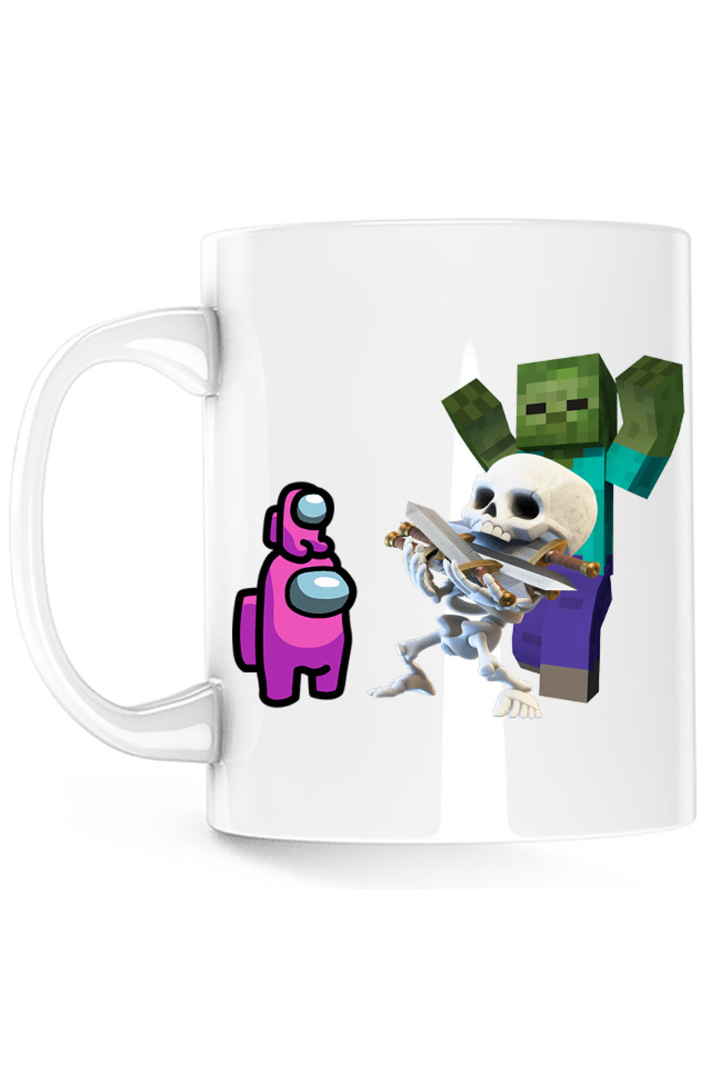Cana Clash Royale Minecraft Scared Skeleton Event Among Us Crew, alba, 330 ml