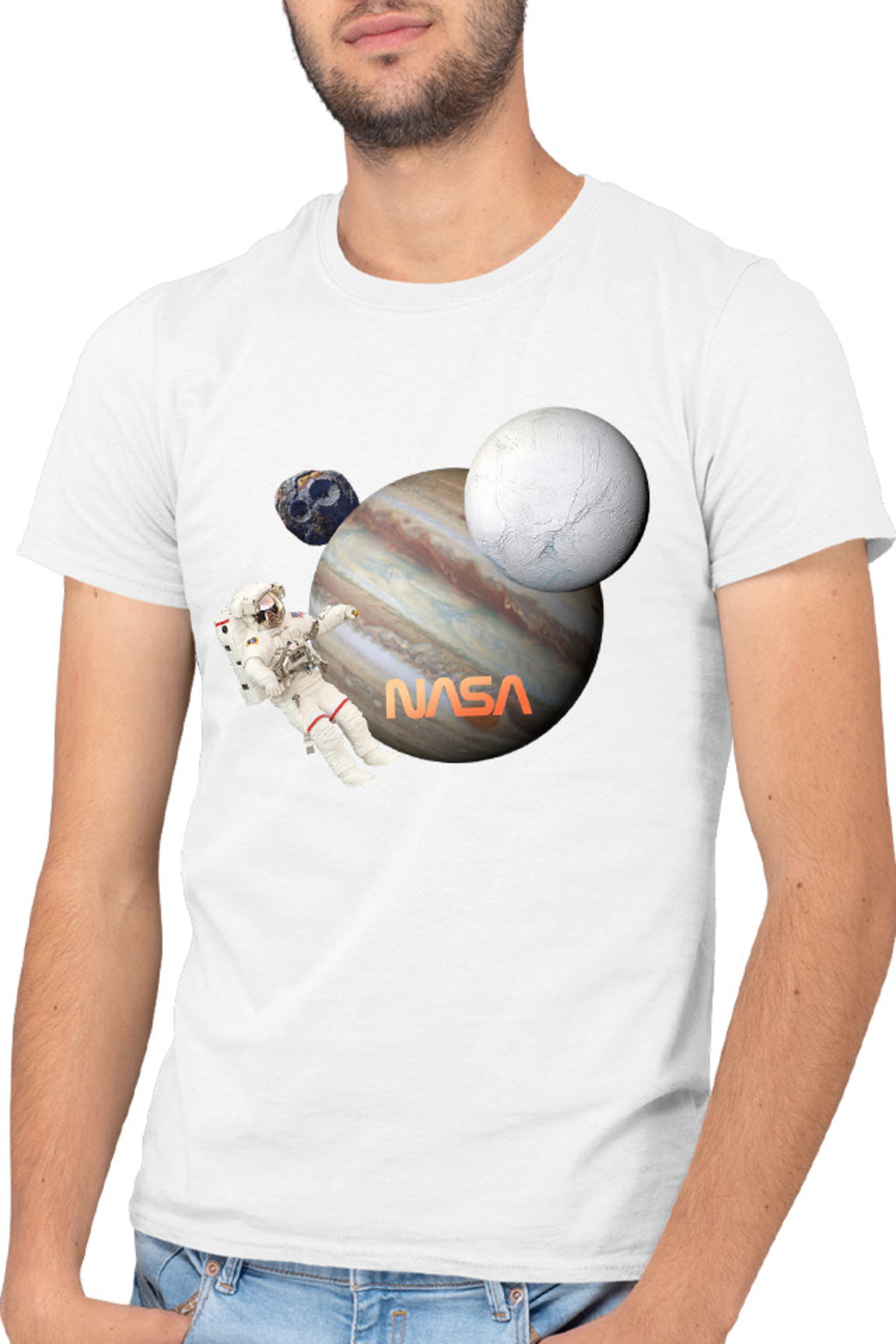 Tricou barbati NASA Uranus Universe Gas Planet