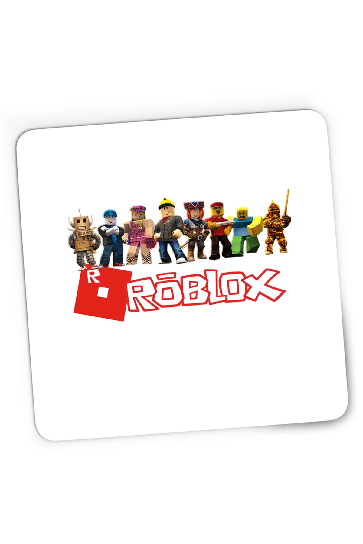 Mousepad Gaming Roblox All Team Guild Builderman, 21x19 cm