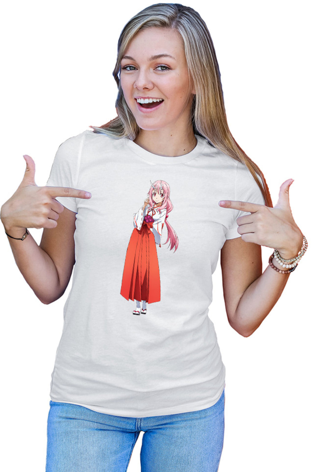Tricou dama That Time I Got Slime Isekai Shuna Shrine Maiden