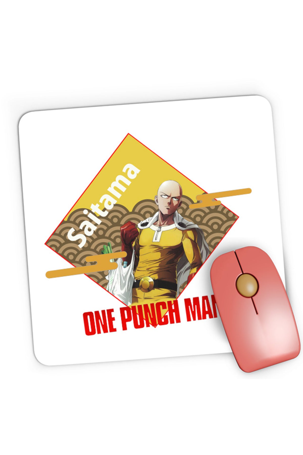 Mousepad Gaming One-Punch Man Super Hero Powers Psychotic, 21x19 cm