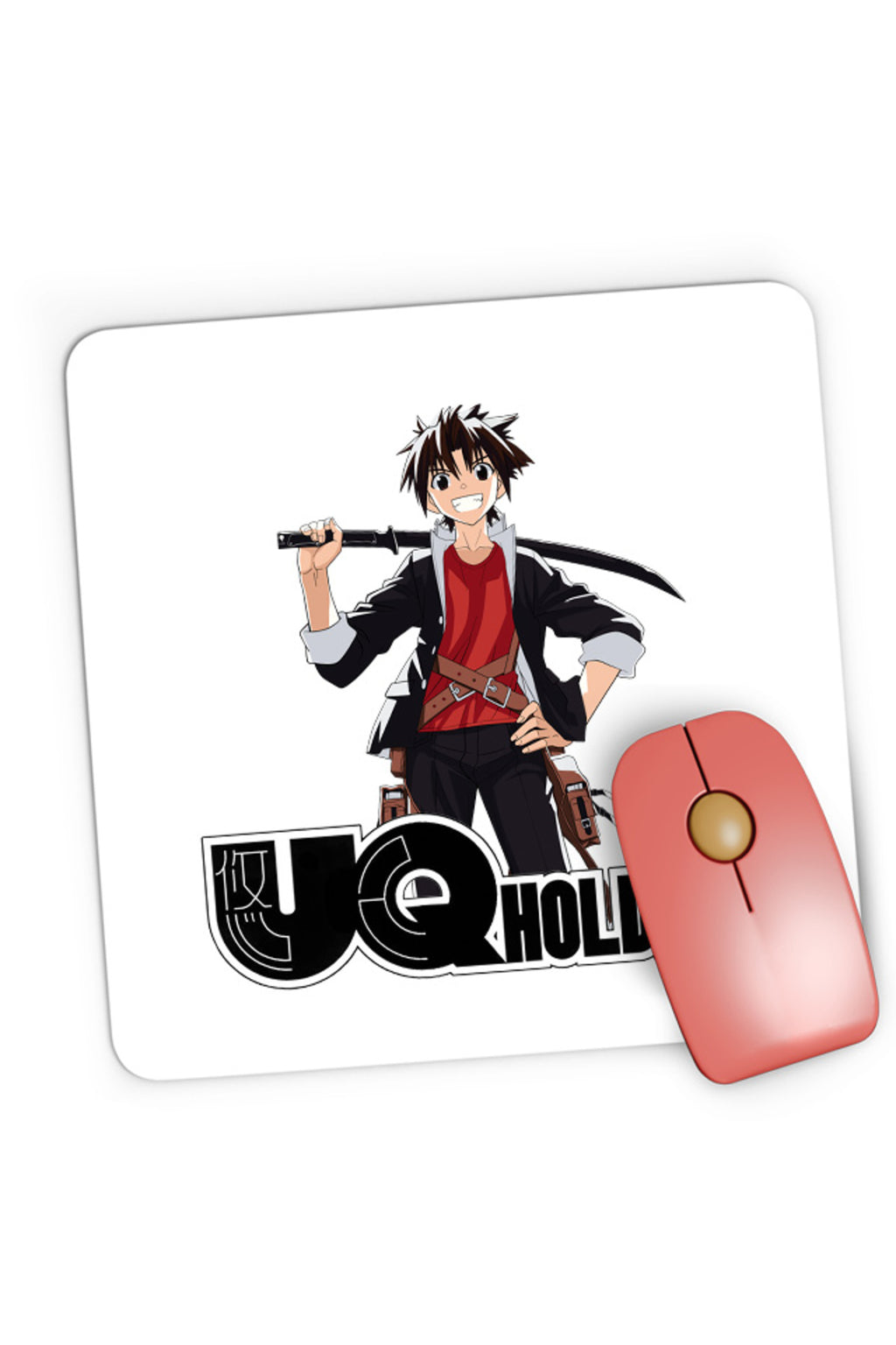 Mousepad Gaming UQ Holder Touta Anime Comedy Manga Trap, 21x19 cm
