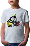 Tricou copii Ben 10 Among Us Crew Member Darth Vader Immortality Chibi