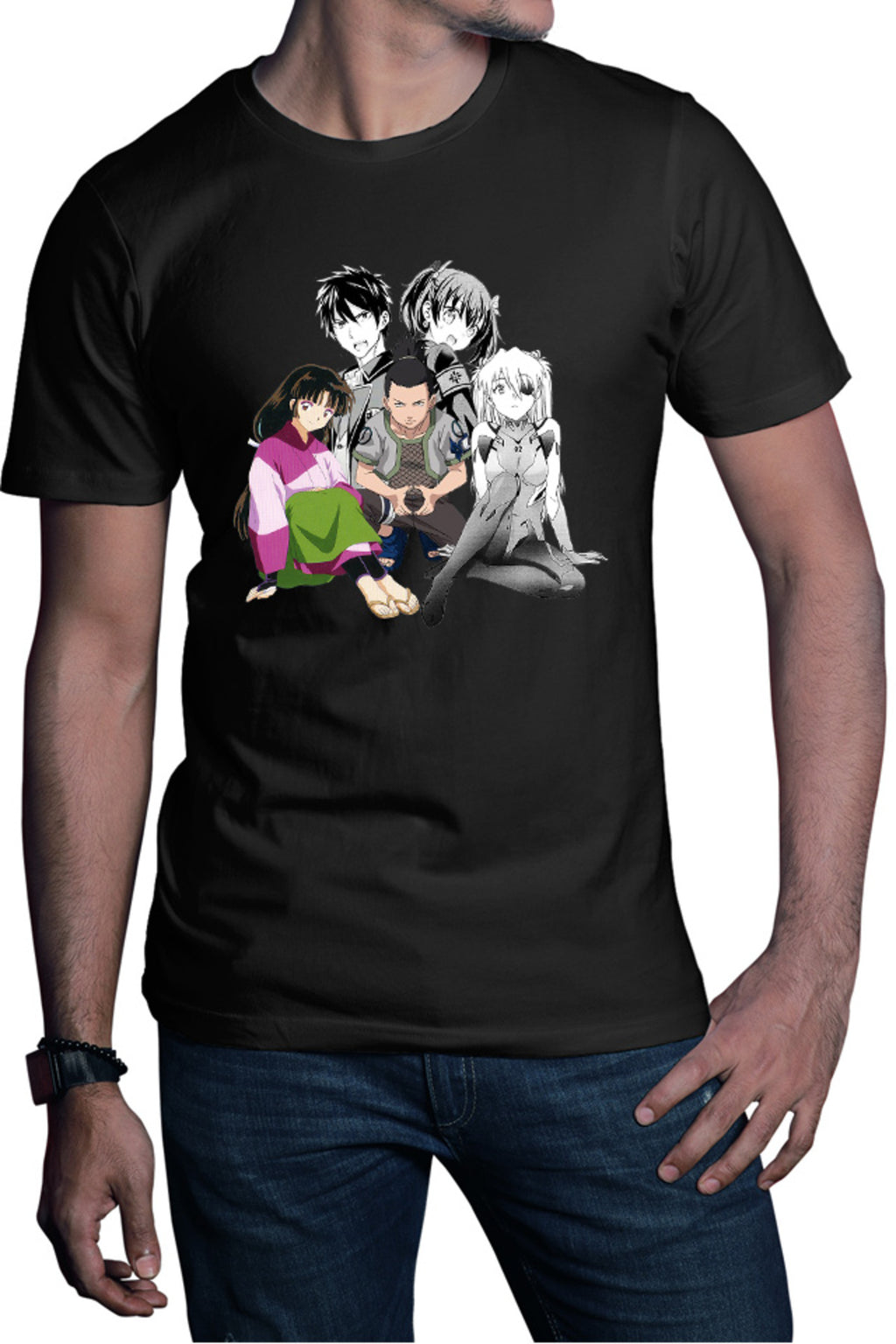 Tricou barbati Boarding School Juliet Romeo Naruto Evanghelion