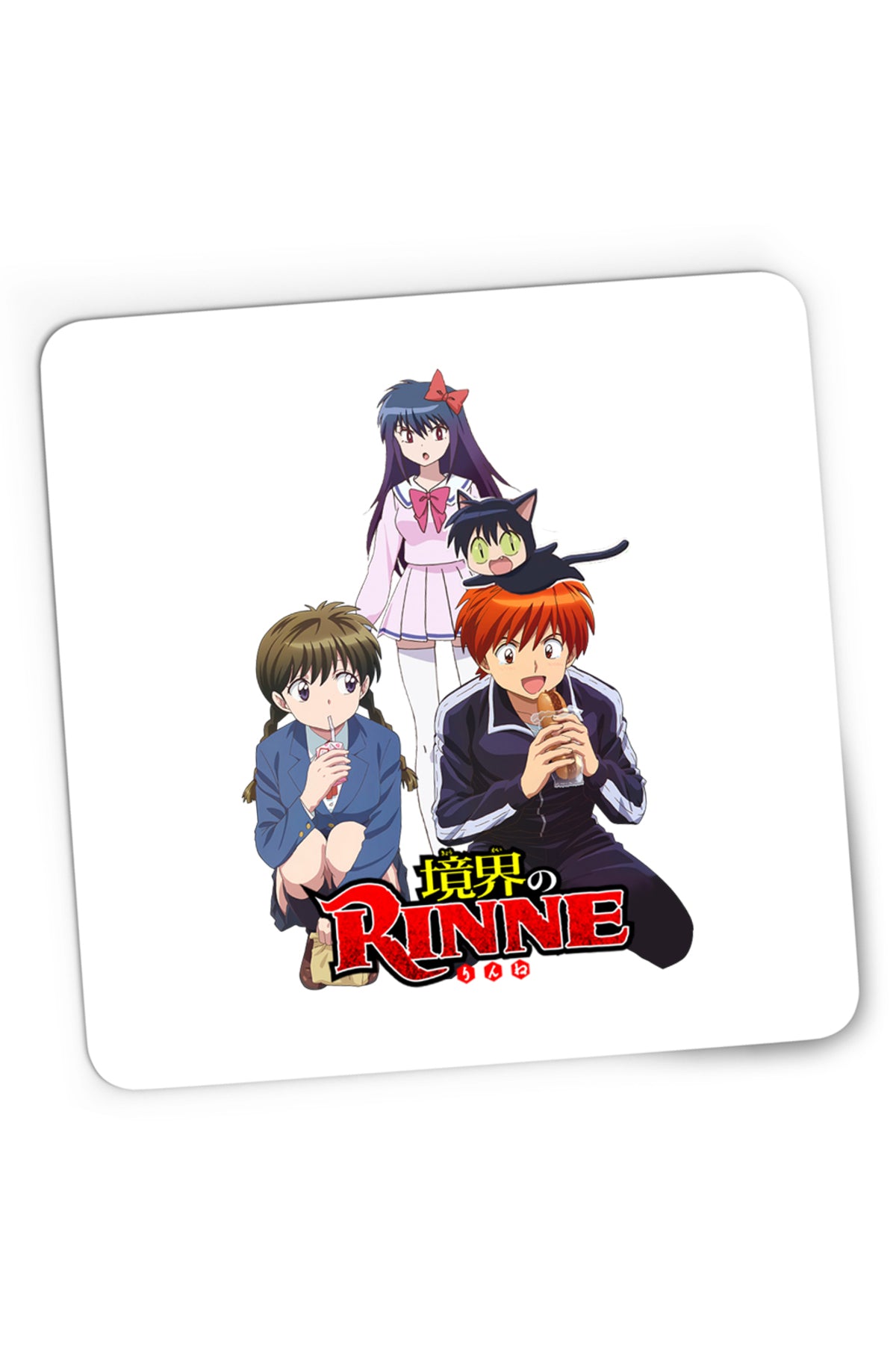 Mousepad Gaming Rin-ne Trio Food Manga Kakalot, 21x19 cm