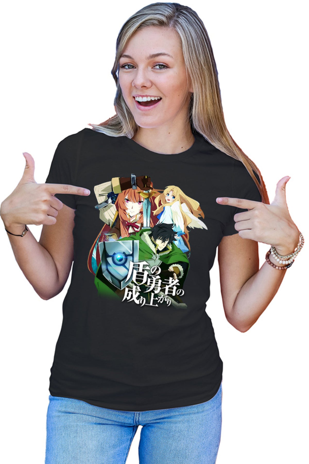Tricou dama Rising of the Shield Hero Naofumi Raphtalia Filo Drama Fantasy