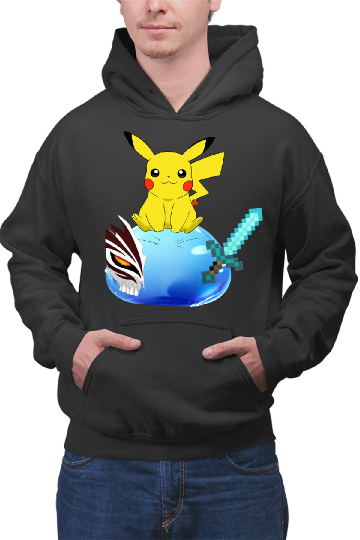 Hanorac barbati TenSura Slime Isekai Pikachu Ichigo Ghoul Minecraft