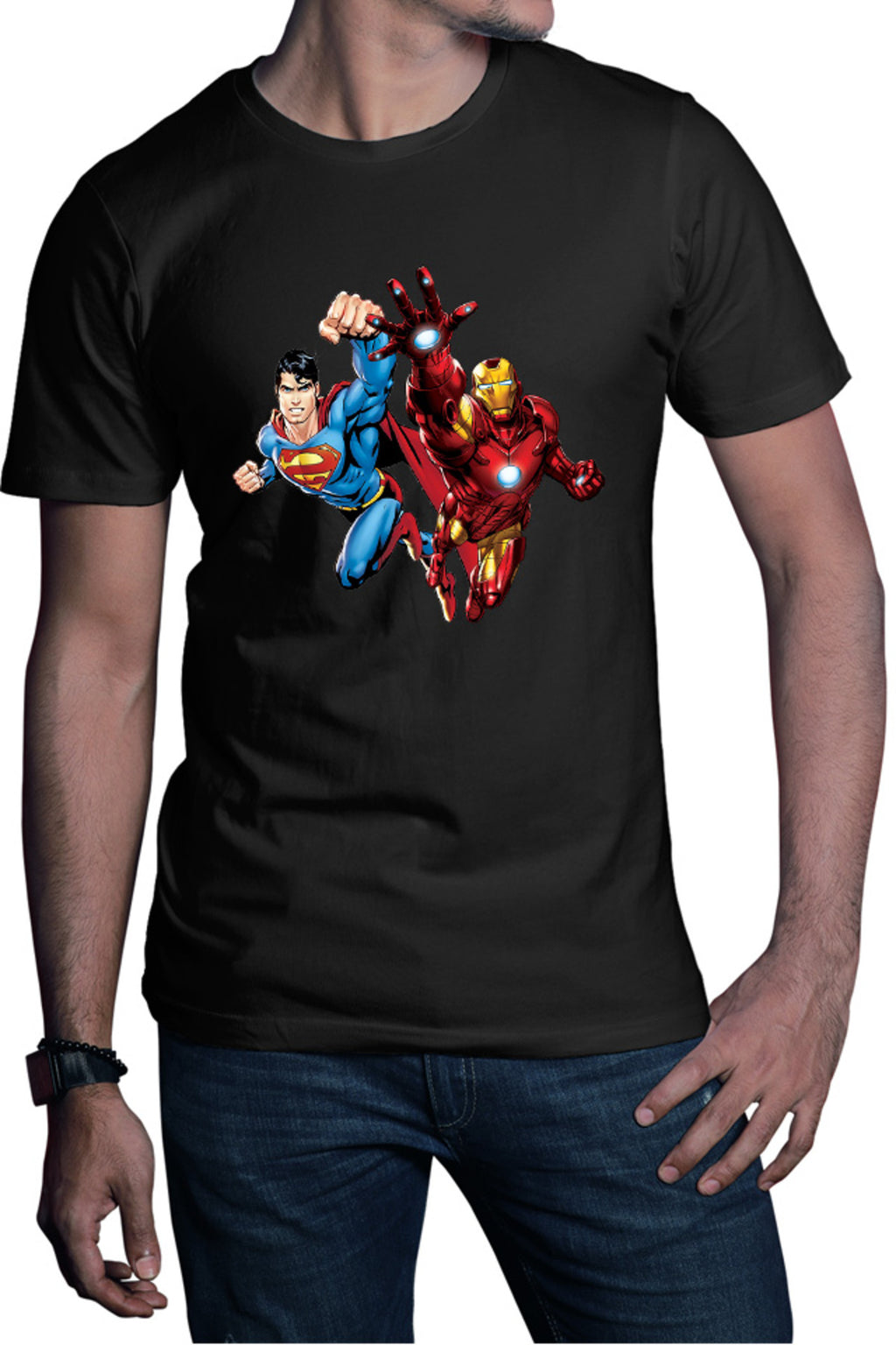 Tricou barbati Ironman Superman Power Suit Marvel Comics