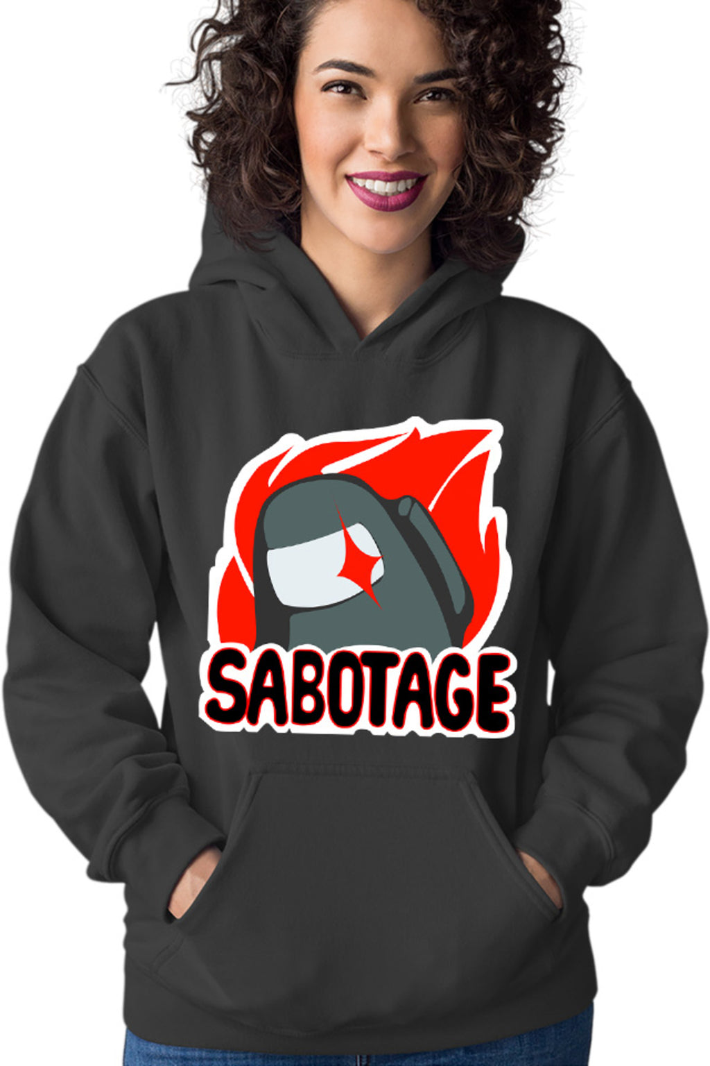 Hanorac dama Among Us Sabotage Crew Space Station Task Vent