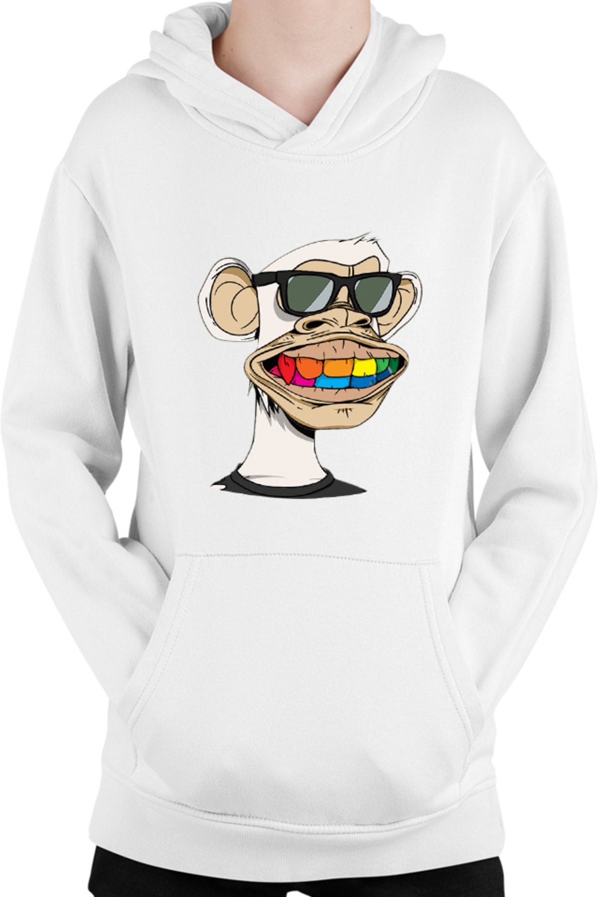 Hanorac copii NFT Monkey Sell Online Art Colors Humanoid