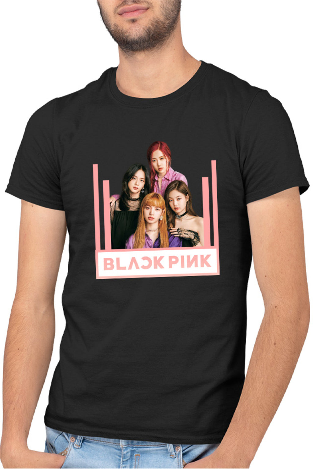 Tricou barbati Blackpink Group Girl Idon Music Korean