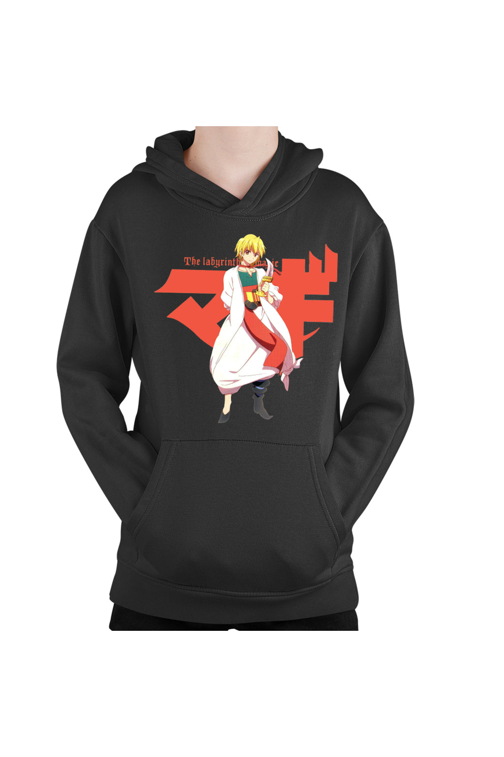 Hanorac copii Magi The Labyrinth of Magic Alibaba Orange Character Pose
